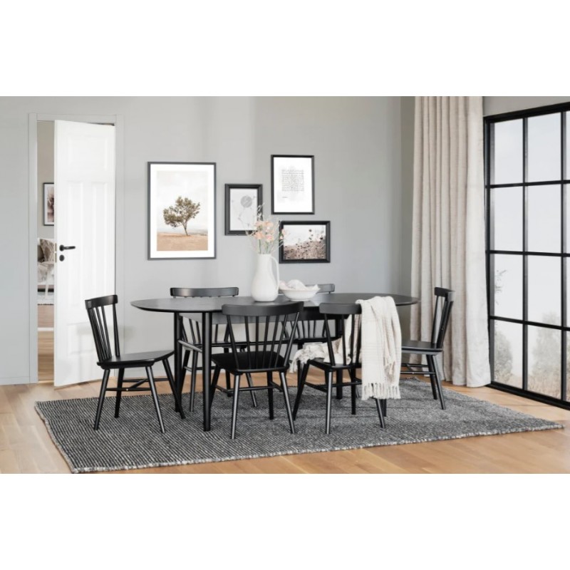 RO Akita Dining Table Black